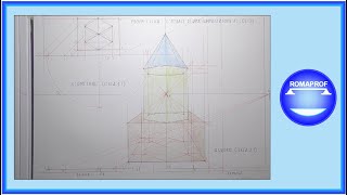 PROSPETTIVA CENTRALE DI UNA COMPOSIZIONE DI SOLIDI  COMP N°3  1090 [upl. by Heringer859]