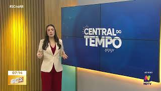 Central do Tempo  Ciclone traz chuva forte e ventos para Santa Catarina [upl. by Warfield]