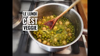 PETITS POIS FRAIS À LA FRANÇAISE EN MODE VEGGIE [upl. by Katalin]