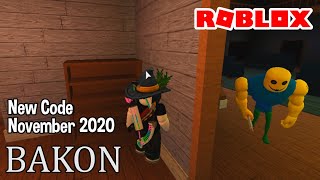 Roblox Bakon New amp Working Codes November 2020 [upl. by Nylyak]