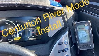 DIY CenturionSupreme Boats Paddle Wheel Install  river mode speed display Fi21 Fi23 Ri217 Fi23 [upl. by Giess275]