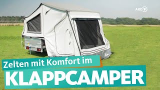 Faltcaravan – günstige Alternative zum Wohnwagen  ARD Reisen [upl. by Enyad]