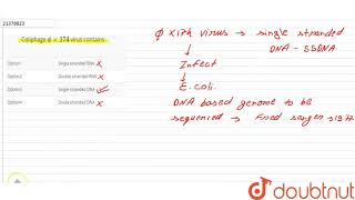 Coliphage phi xx 174 virus contains [upl. by Delores]