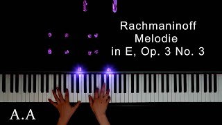 라흐마니노프  멜로디 op 3 no 3  Rachmaninoff  Melodie in E Op 3 No 3 [upl. by Assert]