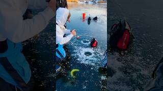 EARLY ICE FISHING MN icefishing minnesota fishing pike [upl. by Iramo]