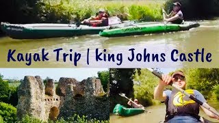 Intex K2 Challenger vs Seveylor Adventure plus  Kayak Trip  King Johns Castle  Basingstoke Canal [upl. by Asset570]