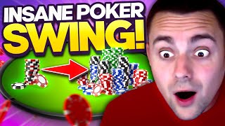 From 10000 LOSS to a 131000 WIN UNBELIEVABLE Poker Swing [upl. by Yvon]