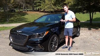 Review 2018 Genesis G80 Sport AWD [upl. by Lattimer432]