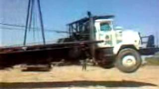 oil field winch truck [upl. by Alyhc]