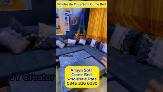 Sofa Come Bed In Wholesale Rate Karachi  Anaya Sofa Furniture House  Cheapest Price Sofa Come Bed [upl. by Dong]