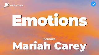 Mariah Carey  Emotions Karaoke [upl. by Laud]