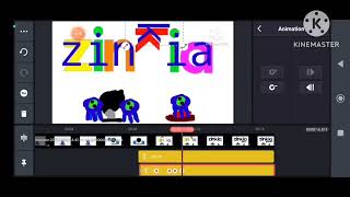 zinkia games logo remake Speedrun 100x [upl. by Aerua]