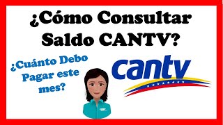 Como Consultar Saldo CANTV [upl. by Imogene]