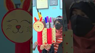 Paper Pen holder craft ideas  paper pen holder making youtubeshorts shortsfeed viralshort craft [upl. by Llyrrad741]