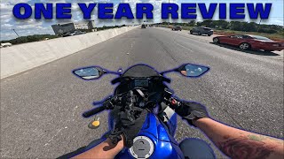 ONE YEAR review Yamaha R3 [upl. by Lehcear]