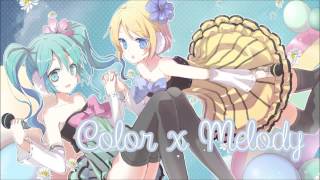 【Vocaloid】 Color x Melody  Hatsune Miku and Rin Kagamine [upl. by Ming]