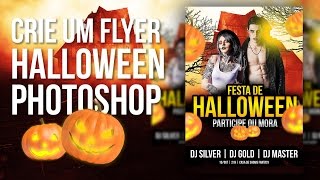 Crie um flyer de Halloween com Photoshop [upl. by Streeter74]