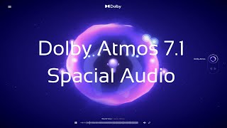 AirPods Pro 2 Airpods 3 amp AirPods Max Spatial Audio Test 3  Dolby ATMOS 71 Core Universe [upl. by Ardnekal892]