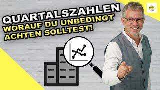 Quartalszahlen Worauf Du achten solltest Erklärung Veröffentlichung amp Analyse von Quartalszahlen [upl. by Emmuela]