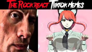 The Rock reacts Tiktok Memes  Memes [upl. by Retsel]