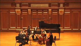 45 Dmitri Shostakovich Quintet Op 57 by Borromeo String Quartet and Alexander Korsantia [upl. by Niwrehs200]