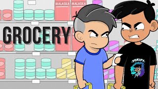 GROCERY  Short Pinoy Animation ft yokify [upl. by Mena]