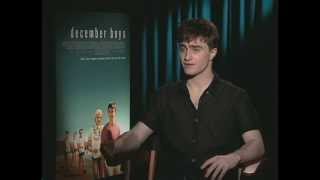 Daniel Radcliffe Interview quotDecember Boysquot [upl. by Eerual619]