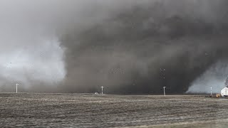 KEOTA IOWA WEDGE TORNADO  March 31 2023 [upl. by Haimirej]