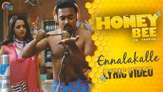 Honey Bee Malayalam Movie Ennalakalle Lyric Video Asif Ali Bhavana  Lal Job Kurian  Deepak Dev [upl. by Lennor]