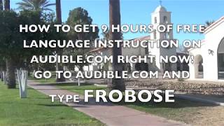 HOW TO GET 9 HOURS FREE LANGUAGE LESSONS ON AUDIBLECOM [upl. by Wieren5]