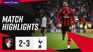 Moore nets brilliant brace as Spurs turn it round  AFC Bournemouth 23 Tottenham Hotspur [upl. by Esej]