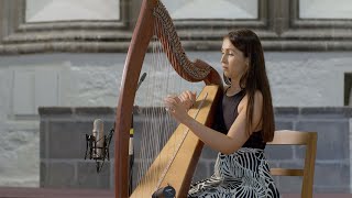 Éadaoin Ní Mhaicín at Ballintubber Abbey  Harp Day 2021 [upl. by Norton26]