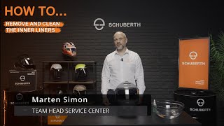 SCHUBERTH TV  How to remove and clean the inner liners [upl. by Selec]