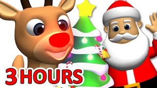 quotKids Christmas Songsquot 3 Hours  Rudolf Santa Claus Frosty amp More Children Busy Beavers [upl. by Yemiaj986]