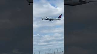 Delta 767 takeoff at Heathrow [upl. by Etnoved]