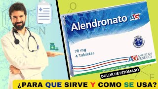 ALENDRONATO💊¿Qué es y para que sirve ¿DOLOR DE ESTÓMAGO  ¡Descubre todos los detalles [upl. by Julianna]