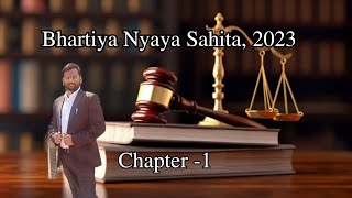 Bhartiya Nyaya Sahita 2023  Chahpter  1  BNS  Lec  2 [upl. by Rose294]