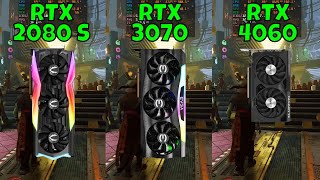 RTX 2080 Super vs RTX 3070 vs RTX 4060 Benchmark in 9 Games at 1080p 2024 [upl. by Dosh861]