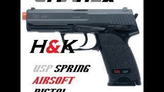 Umarex USP Spring Airsoft Pistol Review [upl. by Juanita]