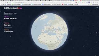 Myheritage DNA Results  North Africa Jijel  Algeria EM81 [upl. by Hein]