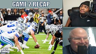 ✭ Bryan Broaddus recaps preseason game 2 vs the Raiders  Tyler Guyton Cooper Beebe Deuce Vaughn [upl. by Nanek]