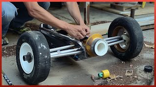 Man Builds Amazing GoKart From an Old Toy Car  Start to Finish by Motorizando [upl. by Anoved]