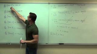 Calculus 1 Lecture 25 Finding Derivatives of Trigonometric Functions [upl. by Dorkus]