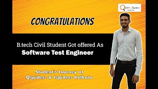 QSpiders amp JSpiders Kolkata Student Placement Road map as a Automation Test Engineer [upl. by Jilleen]