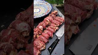 Rinder Schaschlik aus dem Tandoor schaschlik тандыр [upl. by Lem]