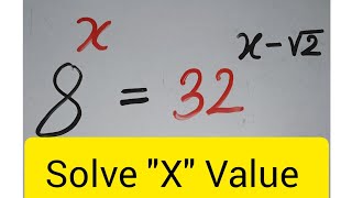 A General Exponential Math Problem SolutionFind X Valuealgebra exponent [upl. by Leonie398]