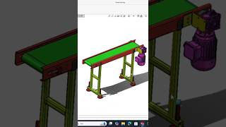 SolidWorks Konveyör Tasarımı [upl. by Ttergram]