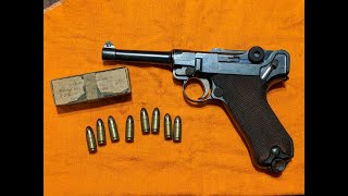 La pistola más famosa del mundo la Luger P08 Parabellum 1908 [upl. by Anassor]