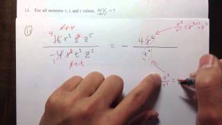 COMPASS Q11 Algebra official practice problems [upl. by Fadas461]