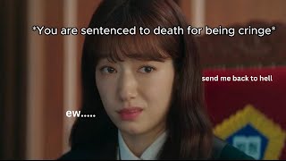 Kang bitna being a mood for 1min and 37 sec The judge from hell episode1 funny momentsparkshinhye [upl. by Oranneg]